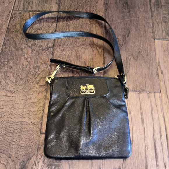 Coach Crossbody Black Leather Bag - Picture 2 of 6